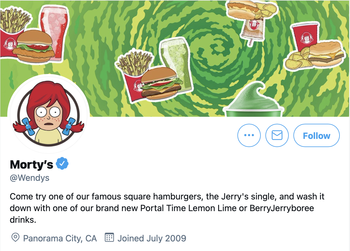 See Rick and Morty Wendy's popup installation Ad Age